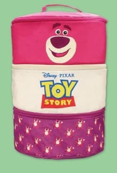 トイストーリー　大きな三段収納バスケット