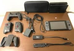Nintendo Switch本体　周辺機器5種セットのサムネイル