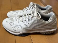27.5センチ MIZUNO バドミントンシューズ WAVE CLAW EL 2 - メルカリ