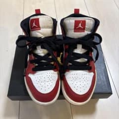 NIKE AIR JORDAN 1 MID TD白gym23redシカゴ20㎝ - メルカリ