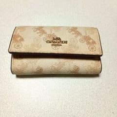 COACH 馬車プリント レザーキーケースのサムネイル