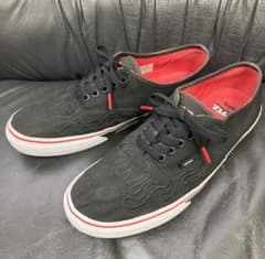 リッパーマガジンVANSバンズ切捨御免ファイヤーパターンオーセンティックUS11 リッパーマガジンVANSバンズ切捨御免ファイヤーパターン