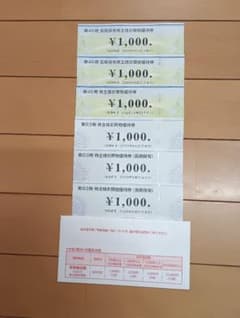 ビックカメラ、コジマ株主優待券　6000円分のサムネイル