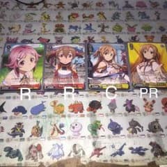 ヴァイスシュヴァルツ SAO編 カード4枚のサムネイル