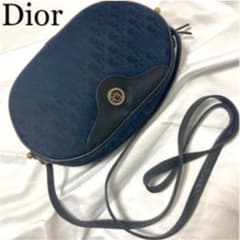 Christian Dior トロッター　ショルダーバッグ　ポシェット　ネイビーのサムネイル