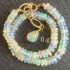 14kgf k14gf 極上♡プレシャスオパール ブレスレット 天然石 - メルカリ