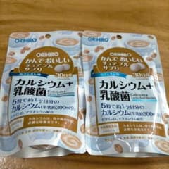 オリヒロ かんでおいしいチュアブルサプリ カルシウム＋乳酸菌 120粒のサムネイル