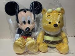タグ付き新品未使用　ミッキーマウス　くまのプーさん　ぬいぐるみ ２点セット