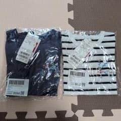 【タグ付き未使用】petit main 半袖Tシャツ 2枚セット 100cmのサムネイル