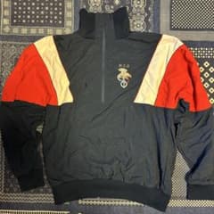 80s〜90s フランス軍トレーニングジャージ　ナイロンジャケット　ハーフジップのサムネイル