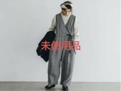 UpcycleLino ネストローブギンガムアシメサロペット - メルカリ
