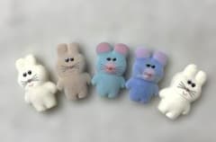 むにゅ　ミニチュアマスコット　5体セット