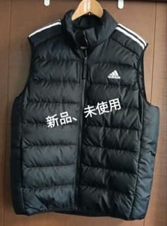 新品 アディダス メンズ ダウンベスト あったか ブラック 2XL - メルカリ