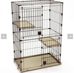 キャットサークル 2段 猫用ケージ　値下げ可のサムネイル