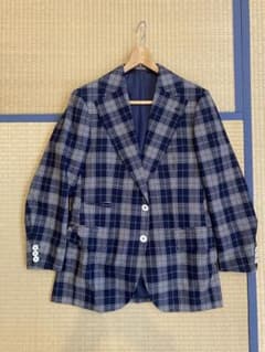 80s Hobson of Copenhagen ハンドメイドジャケット 紺色 - メルカリ