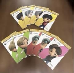 홍화 꽃전 BTS TinyTAN 씰 첨부 노트 9권