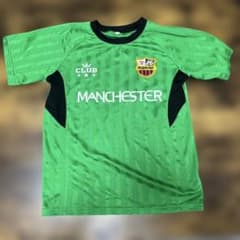 マンチェスター　サッカーTシャツ　緑　140のサムネイル