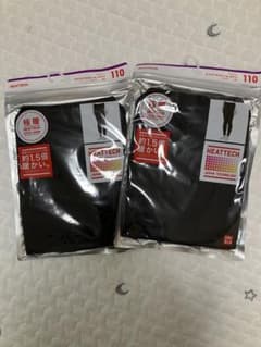 新品　ユニクロ　エクストラウォームタイツ　極暖　110のサムネイル