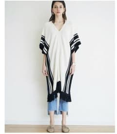 Outer sunset アウターサンセット フリンジポンチョのサムネイル