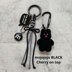 じゃらじゃらキーホルダー ＆ mojojojo 黒うさぎ セット ブラック