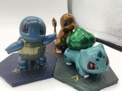 メッキ調キャンディ塗装 ポケモン ヒトカゲ ゼニガメ フシギダネ3体 