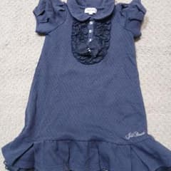 JILL STUART ネイビー 半袖ワンピース 100のサムネイル