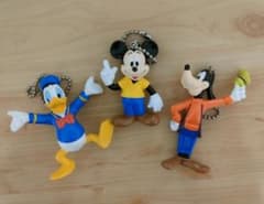 ディズニー キャラクター レトロ ストラップ 3個セットのサムネイル