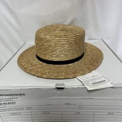 COMESANDGOES 10MM WHEAT BRAIDBOATER HAT - メルカリ