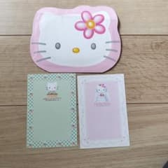 ハローキティ プリティーシリーズ ポストカード 2枚 平成 レトロ