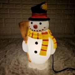 スノーマン イルミネーション　ディスプレイライト雪だるま