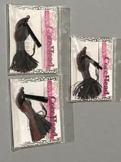 ガンクラフト　ガンジク　コアヘッド　旧型　1/2oz  ブラックレッド　3個のサムネイル