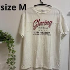 Denifits レース装飾 ロゴプリント 半袖Tシャツのサムネイル
