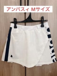 【新品】アンパスィ  ドットエアラップスカート風 バックプリーツ キュロットのサムネイル
