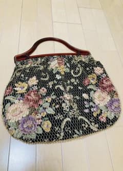 レトロ 花柄ハンドバッグのサムネイル