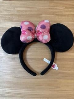 東京ディズニーリゾート カチューシャ ピンク スパンコールのサムネイル