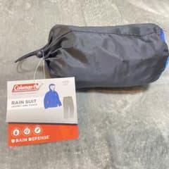 【新品未使用】Coleman コールマン レインスーツ ブルー 120のサムネイル