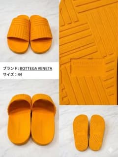 【破格】BOTTEGA VENETA オレンジサンダル 44 破格】BOTTEGA VENETA オレンジサンダル 44 - メルカリ