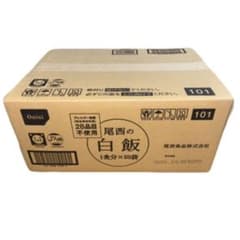 尾西食品　アルファ米白飯　　　　非常食品　賞味期限2026年10月 尾西食品 アルファ米白飯 長期保存非常食品 賞味期限2026年10月 - メルカリ