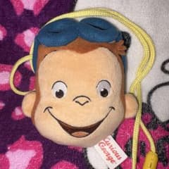 おさるのジョージ プレミアム ぬいぐるみショルダーバッグ ポーチ コインケース