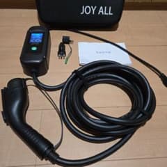 【数回使用のみ】JOY ALL EV充電ケーブル 100V用のサムネイル