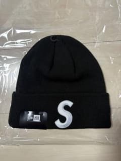 Supreme New Era ビーニー ニット帽 黒のサムネイル