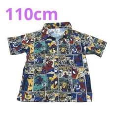 Universal Studios Marvel Spider-Man Short-Sleeved Shirt, Size 110cm