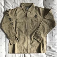 ワークシャツ　Laundry 古着　プロレスのサムネイル