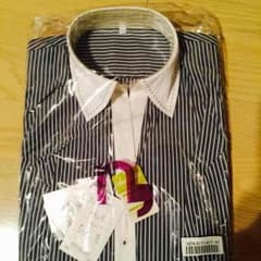 ぶたさん専用 紺のストライプシャツのサムネイル