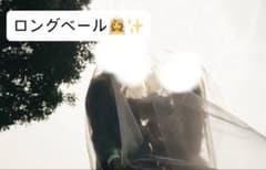 ウェディングベール ホワイト ロング 前撮りのサムネイル
