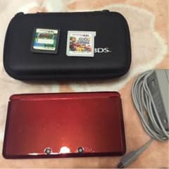 3ds本体、大乱闘、ムシキング、充電器、ケースのサムネイル