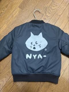 猫デザイン キッズジャケット Lサイズのサムネイル