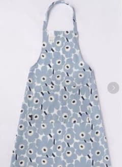 marimekko エプロン ミニウニッコ 日本限定ライトブルー マリメッコ marimekko（マリメッコ） エプロン PIENI UNIKKO ブルー 071446-801