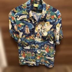 早い者勝ち^ ^SUN SURF LAND OF ALOHA ブルー　サイズSのサムネイル
