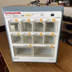コンビニボックス　自動販売機 Yahoo!オークション - コンビニボックス 小型自動販売機 鍵付き・現紙